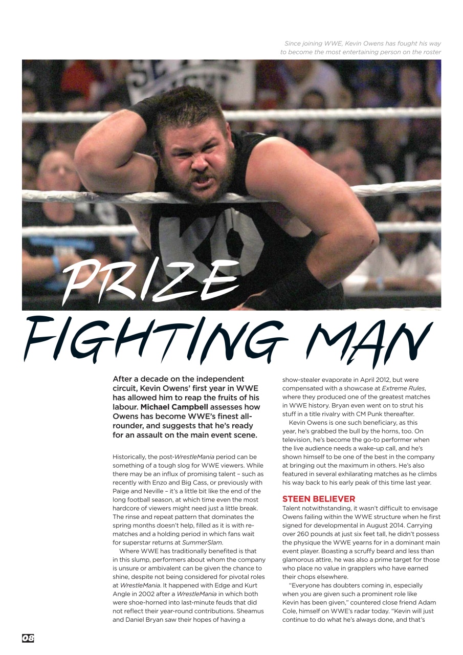 Wrestletalk Magazine Preview Pages