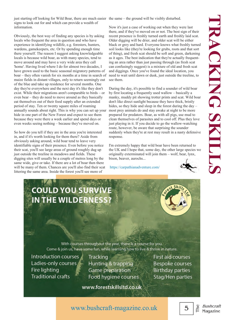 Bushcraft Magazine Preview Pages