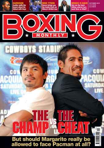 Boxing Monthly issue Boxing Monthly October 2010