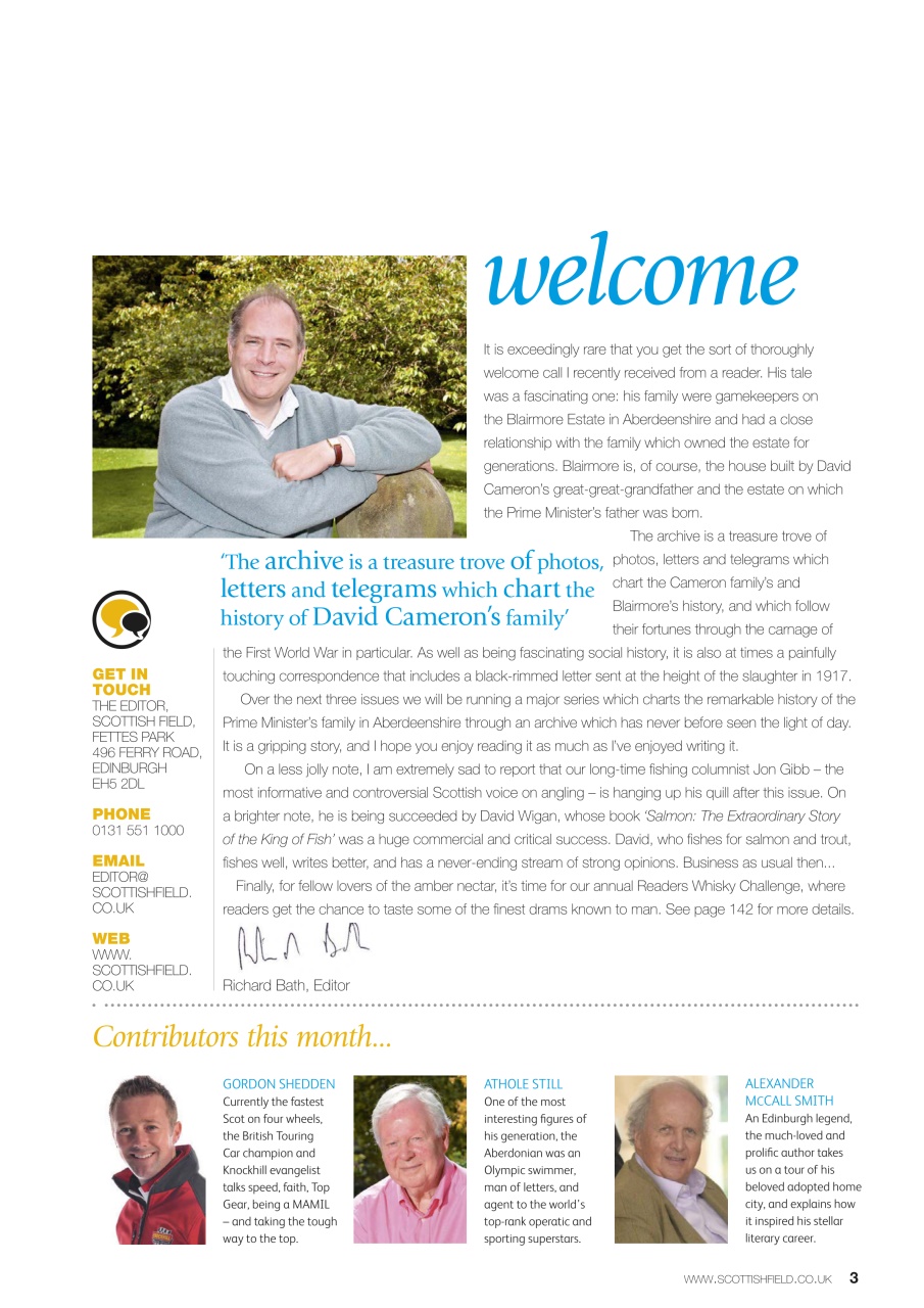 Scottish Field Preview Pages