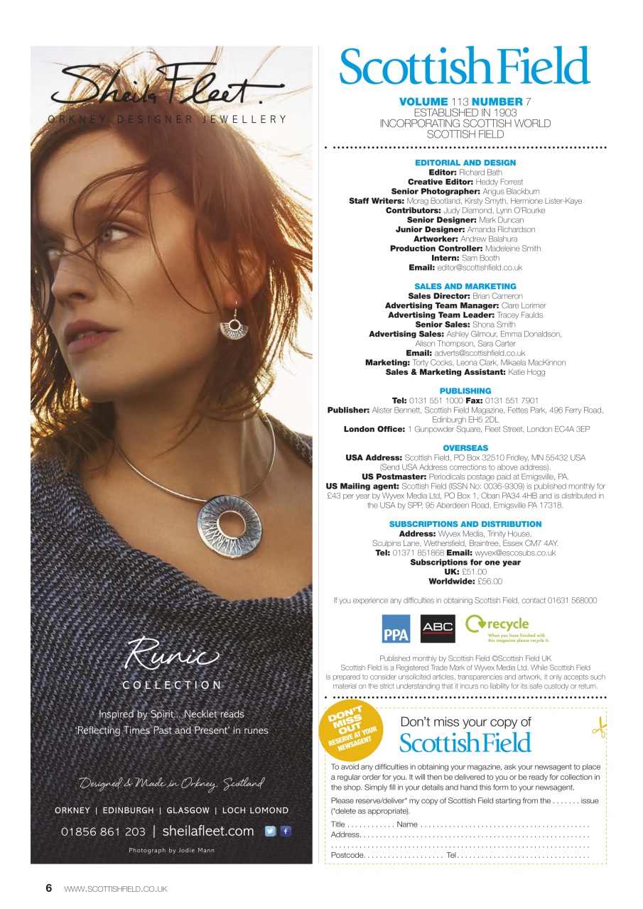 Scottish Field Preview Pages