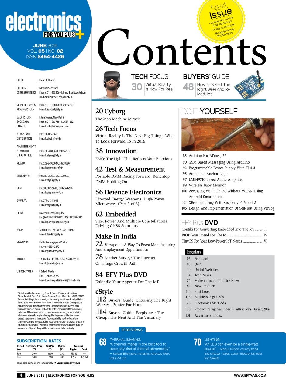 Electronics For You Preview Pages