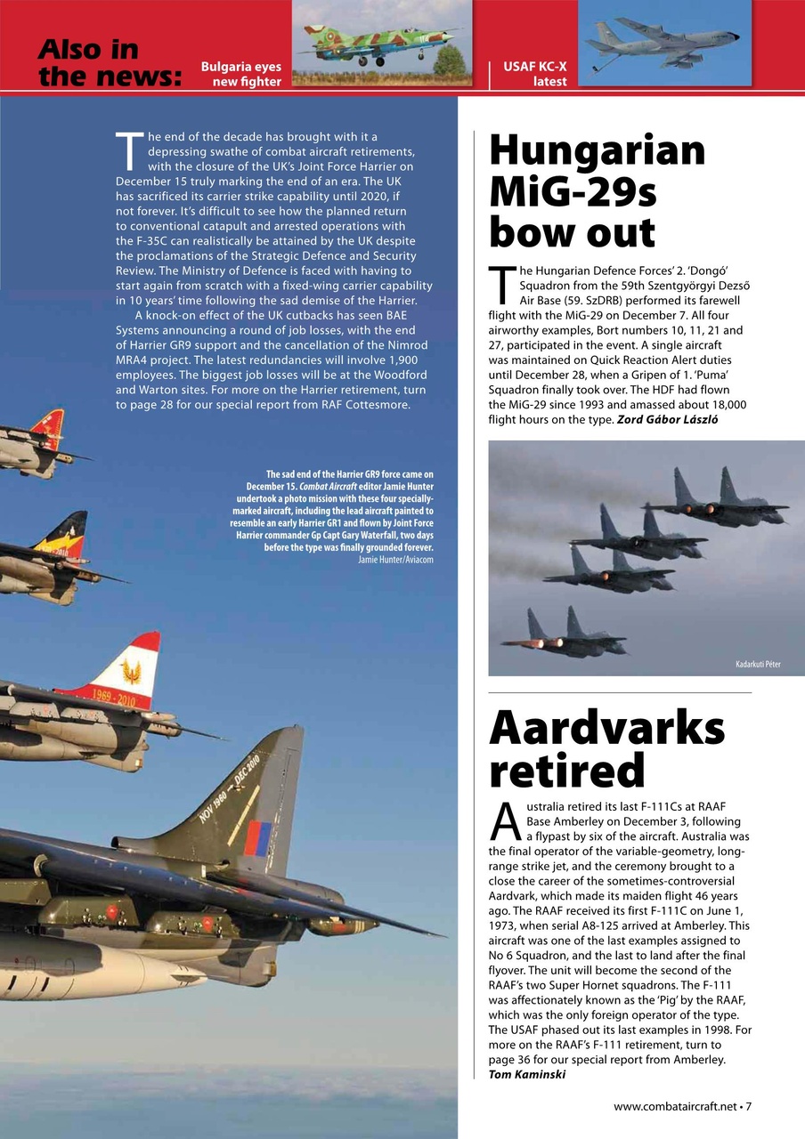 Combat Aircraft Journal Preview Pages