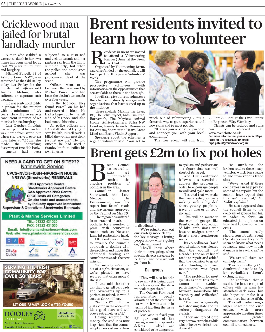 Irish World Preview Pages