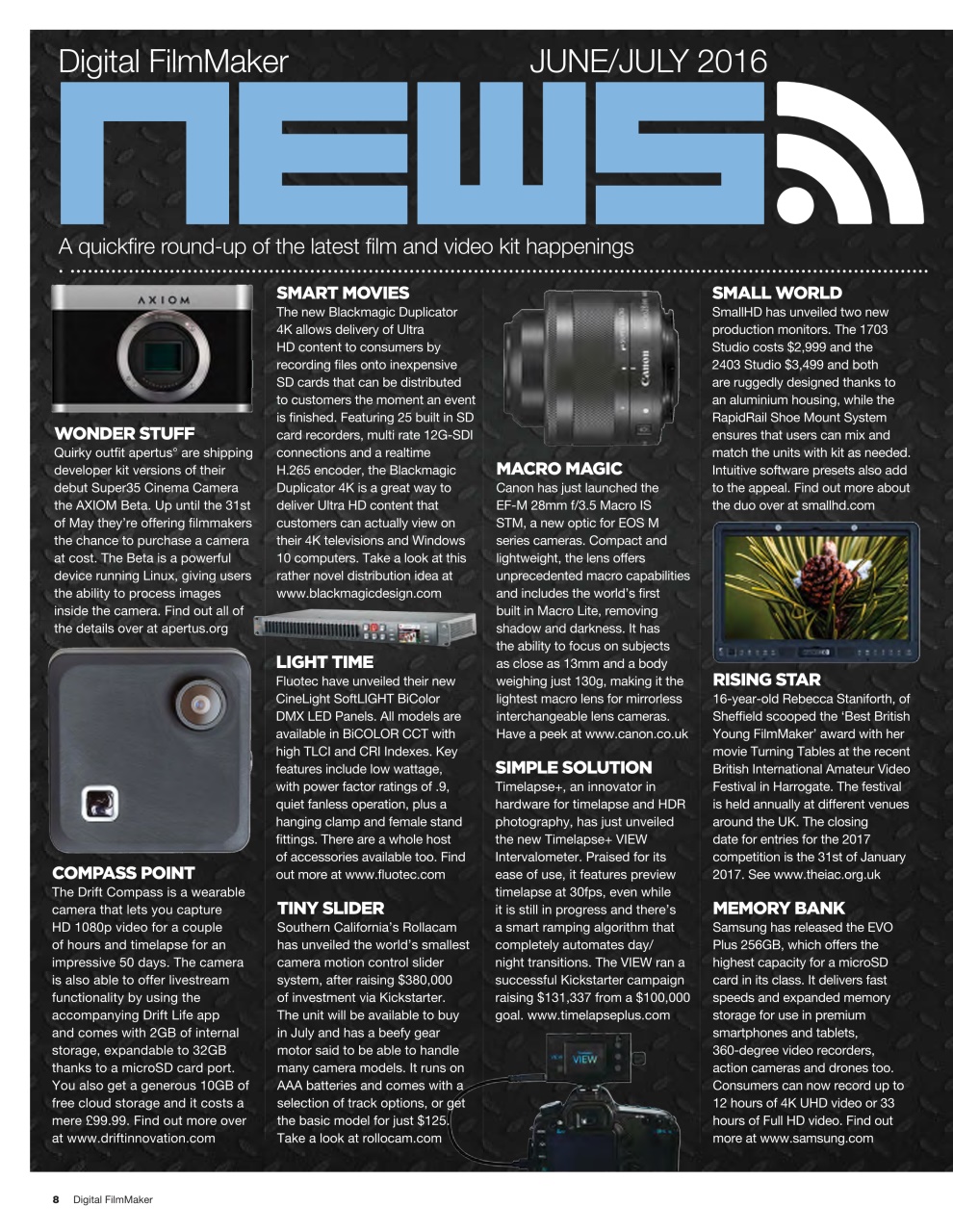 Digital FilmMaker Preview Pages