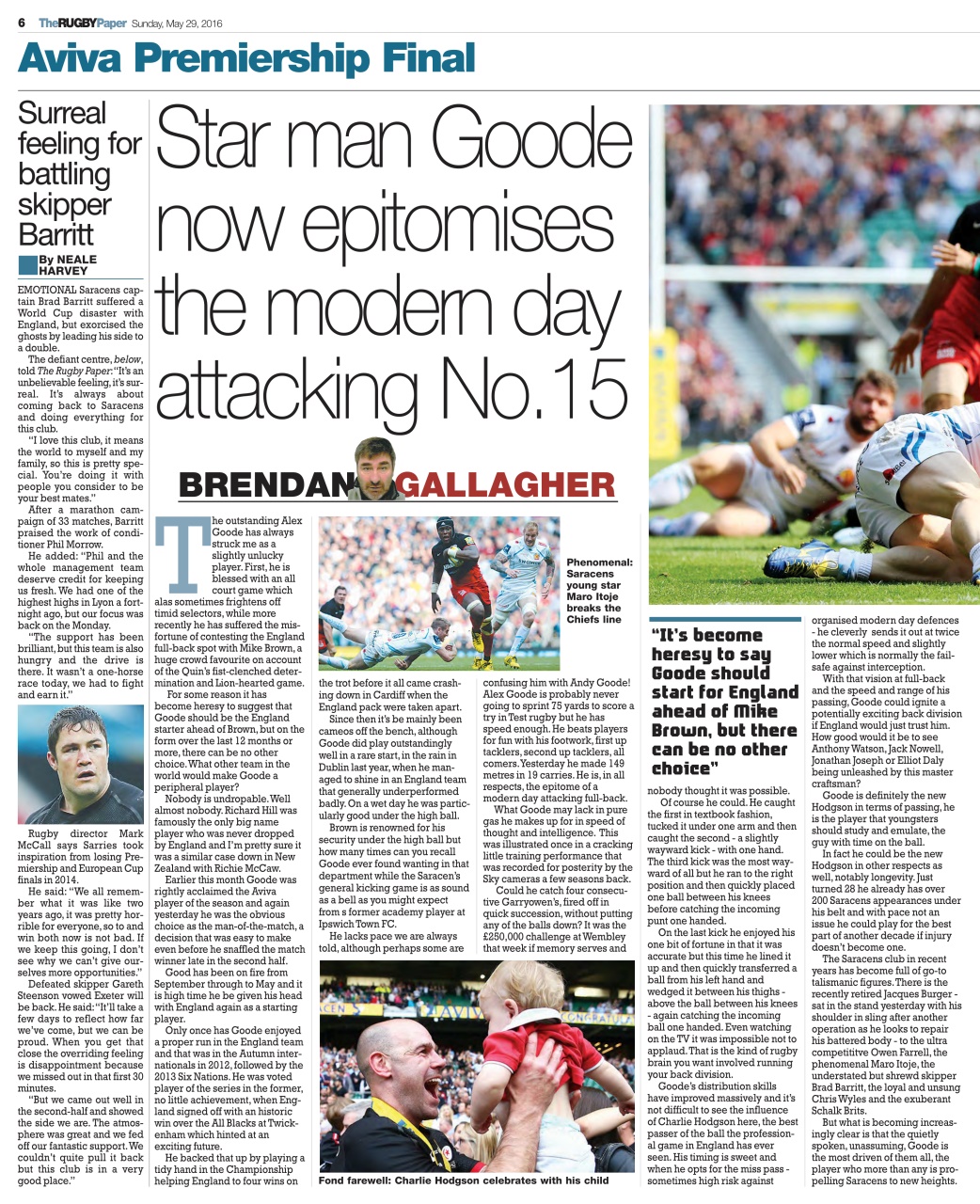 The Rugby Paper Preview Pages