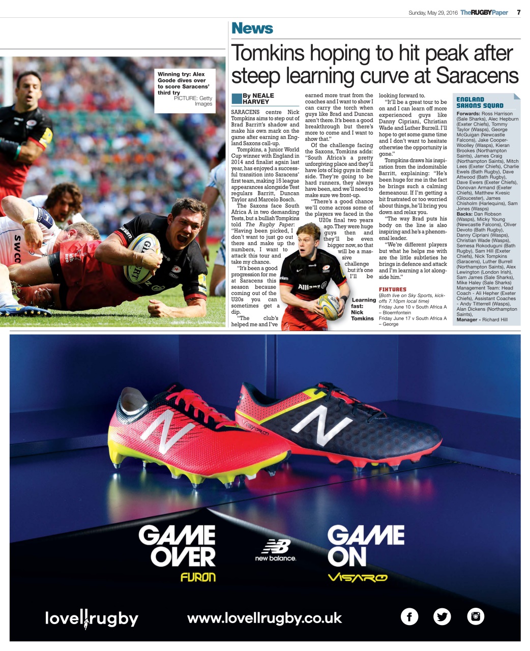 The Rugby Paper Preview Pages
