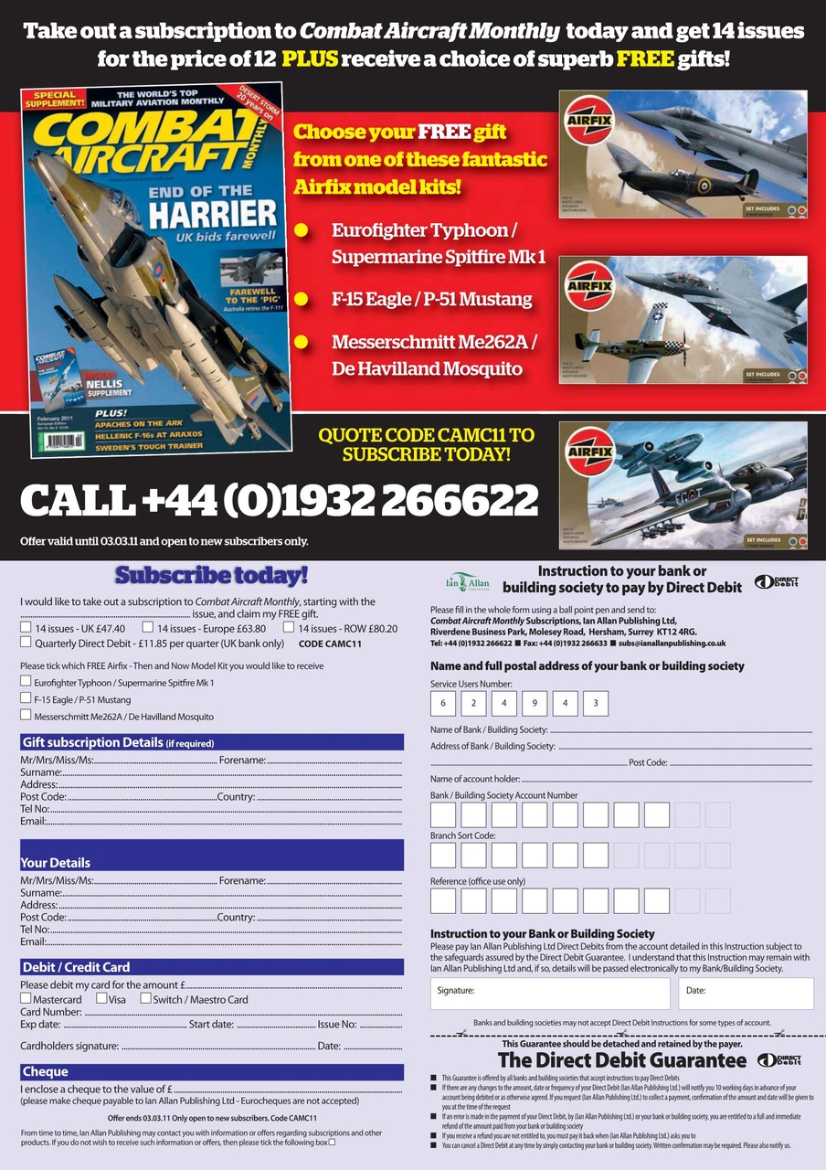 Combat Aircraft Journal Preview Pages