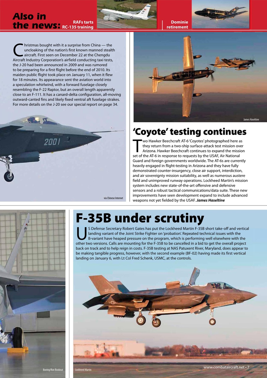 Combat Aircraft Journal Preview Pages
