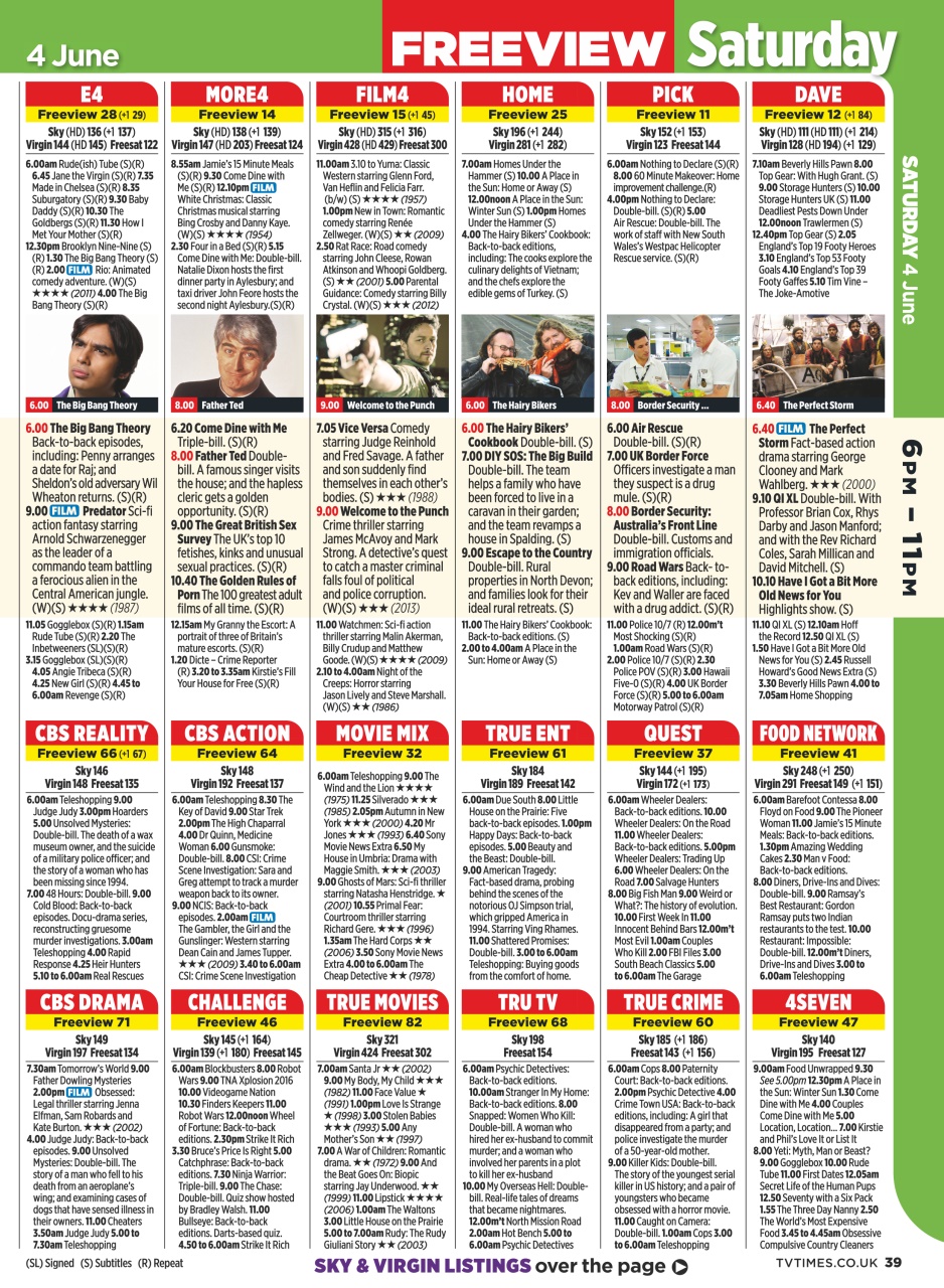 TV Times Preview Pages
