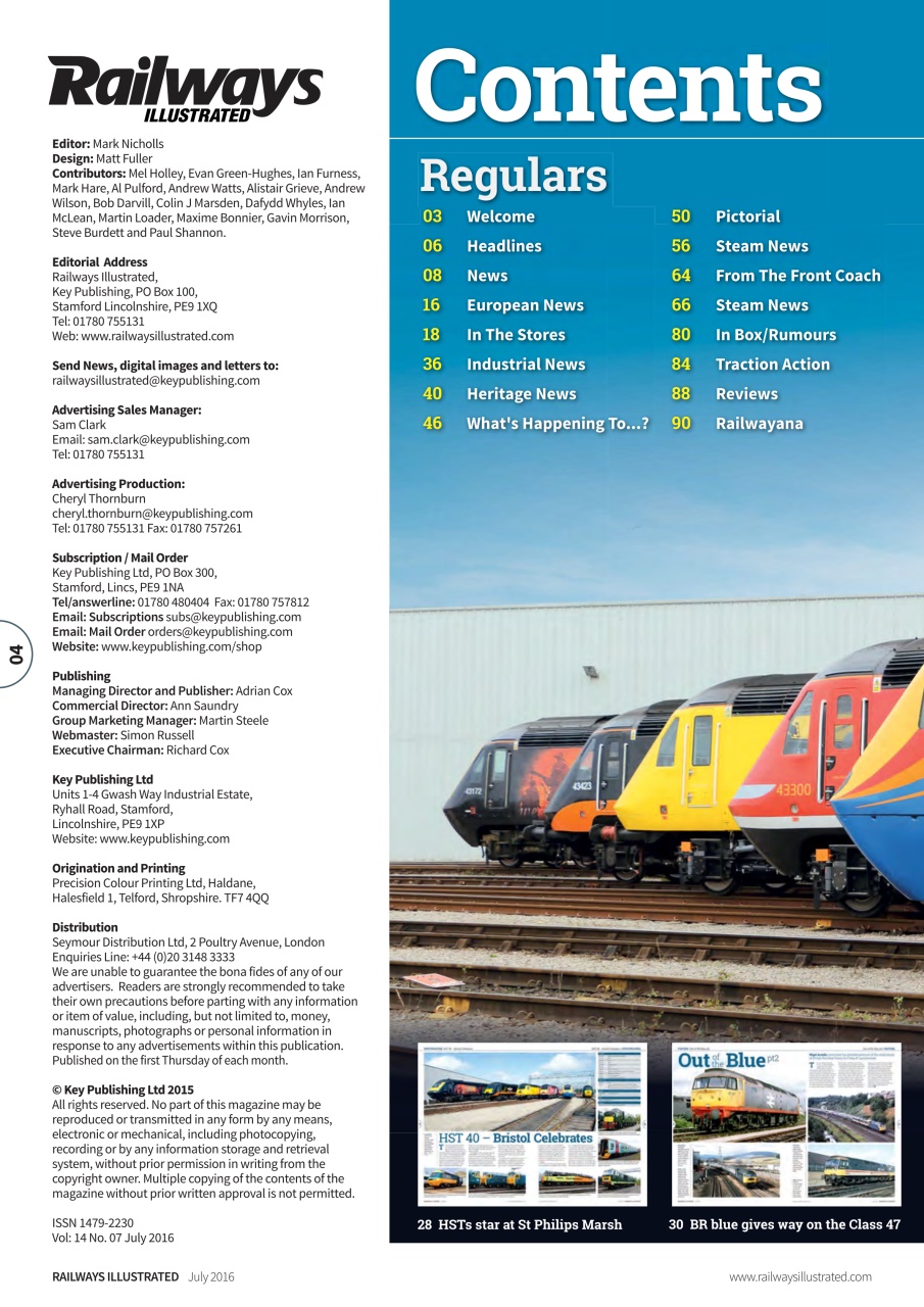 Railways Illustrated Preview Pages