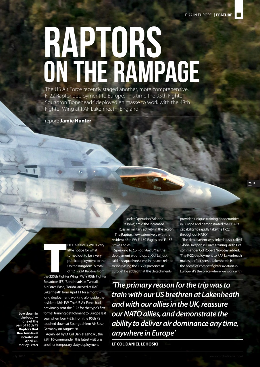 Combat Aircraft Journal Preview Pages