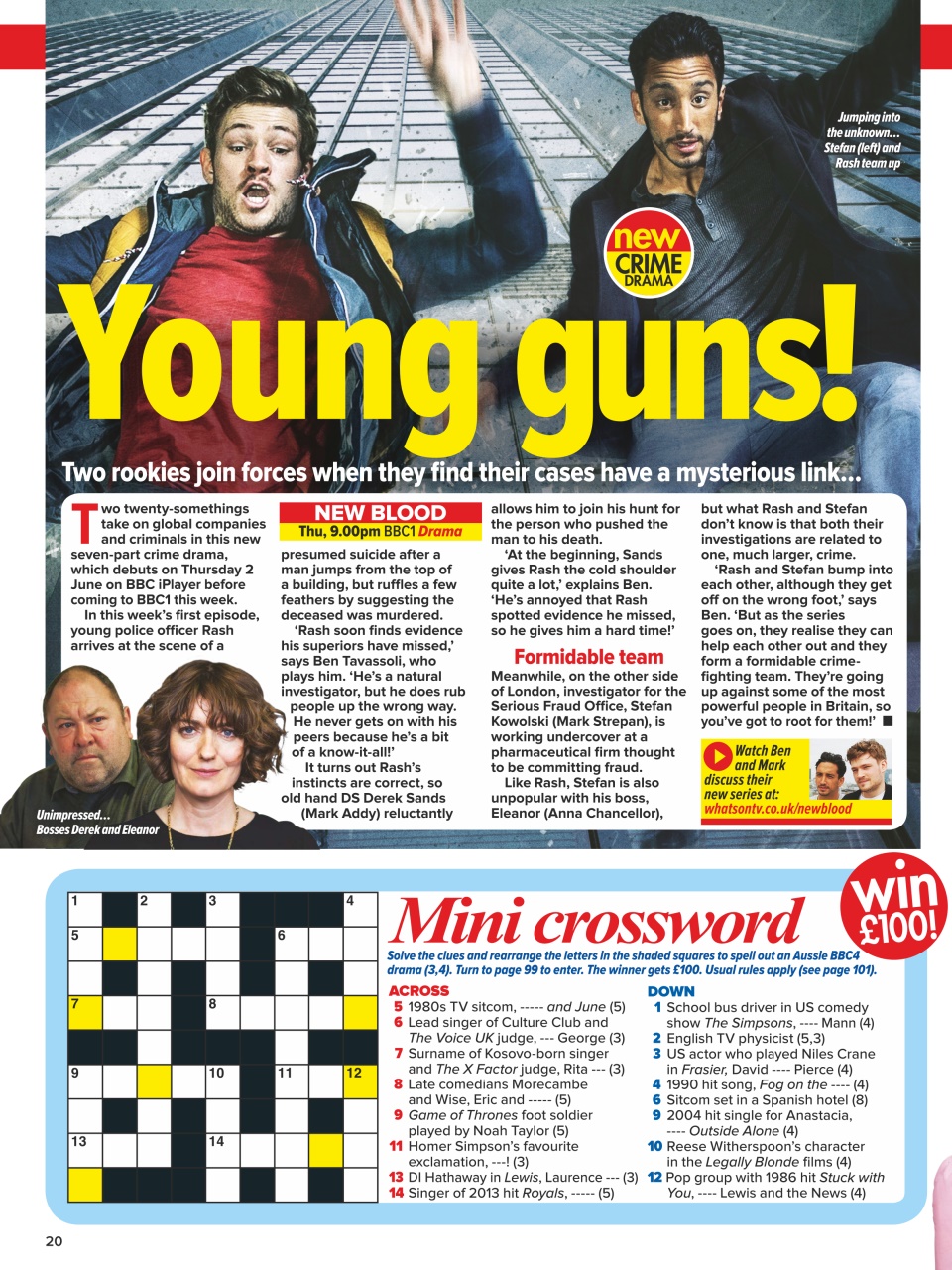 What's on TV Preview Pages