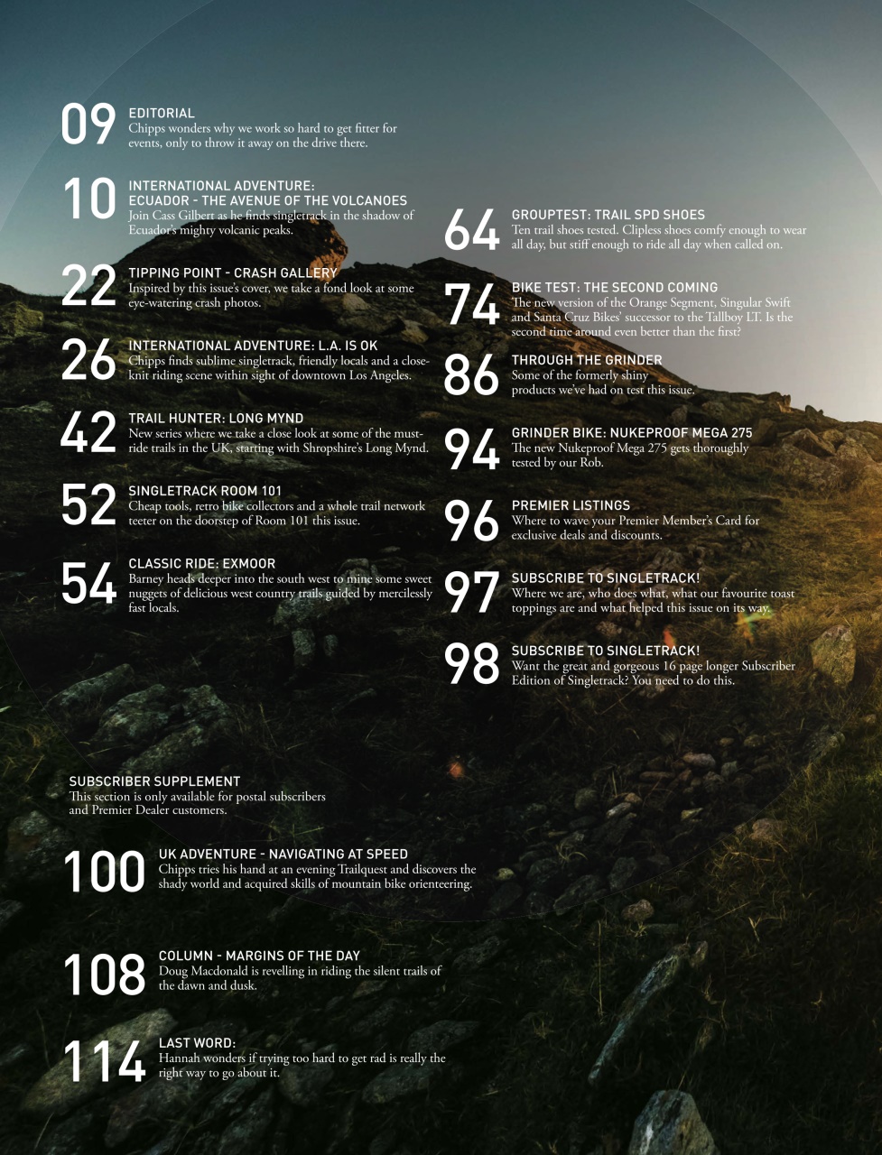Singletrack Preview Pages
