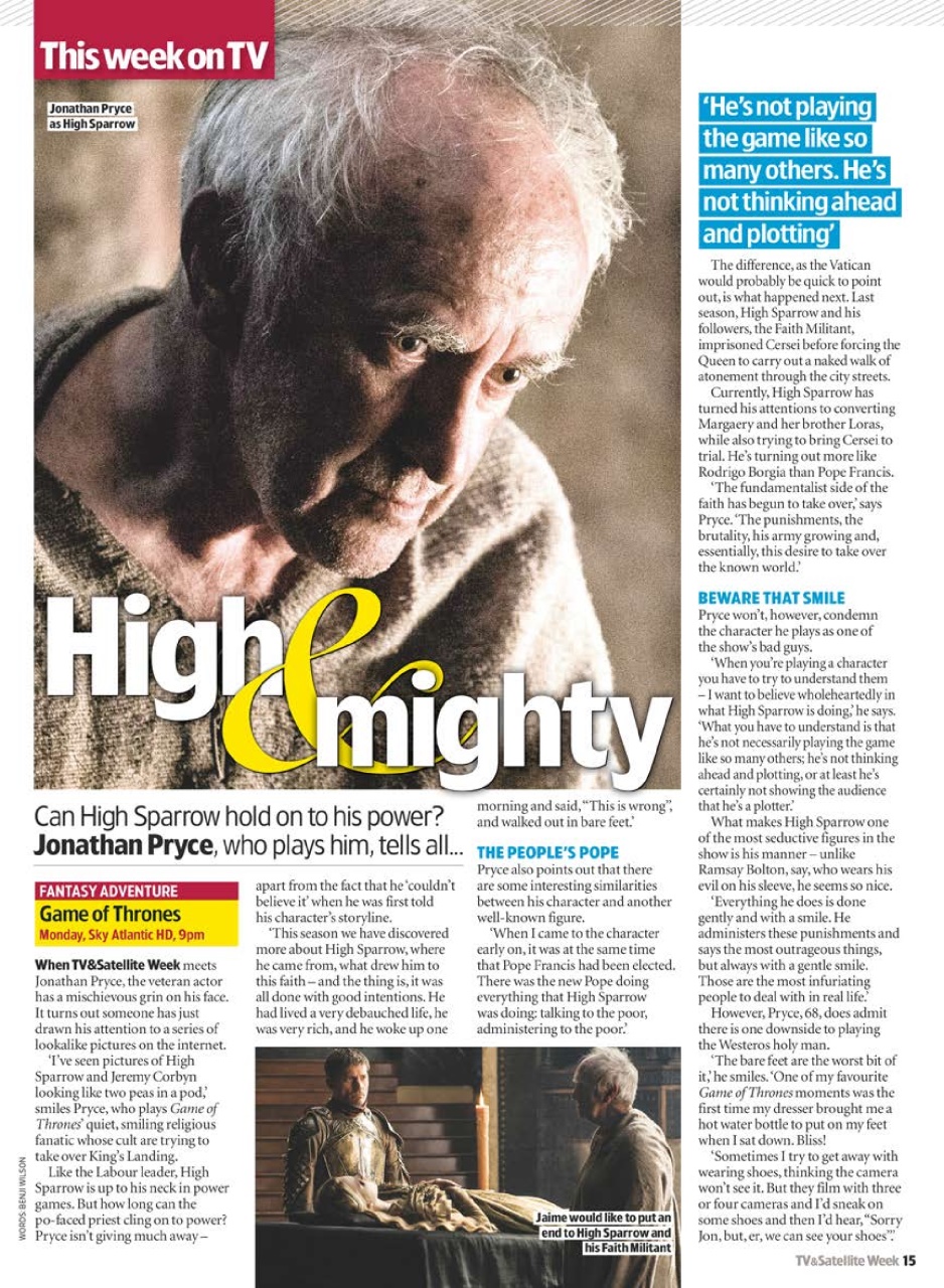TV & Satellite Week Preview Pages