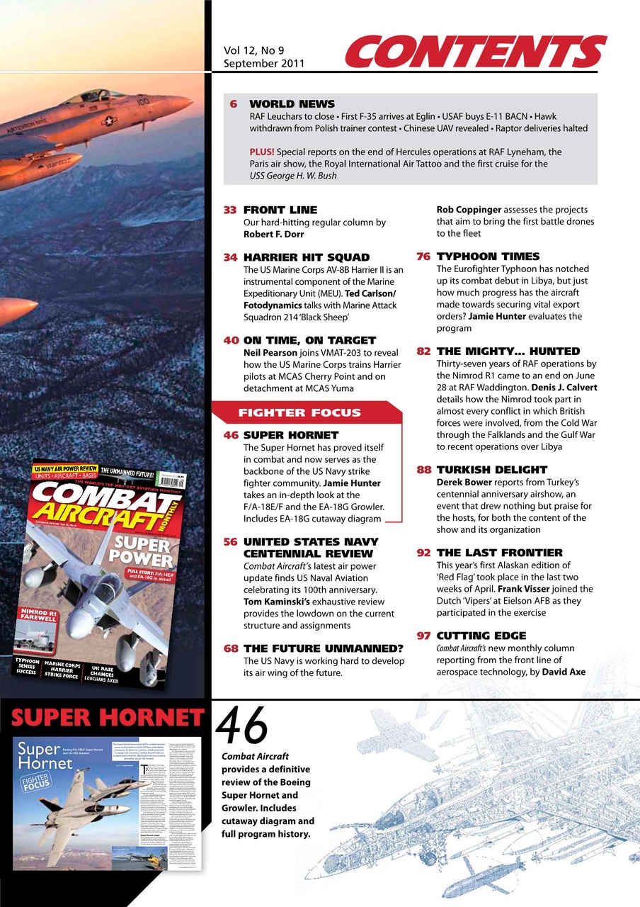 Combat Aircraft Journal Preview Pages
