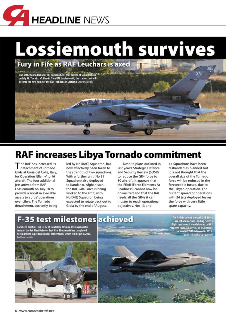 Combat Aircraft Journal Preview Pages