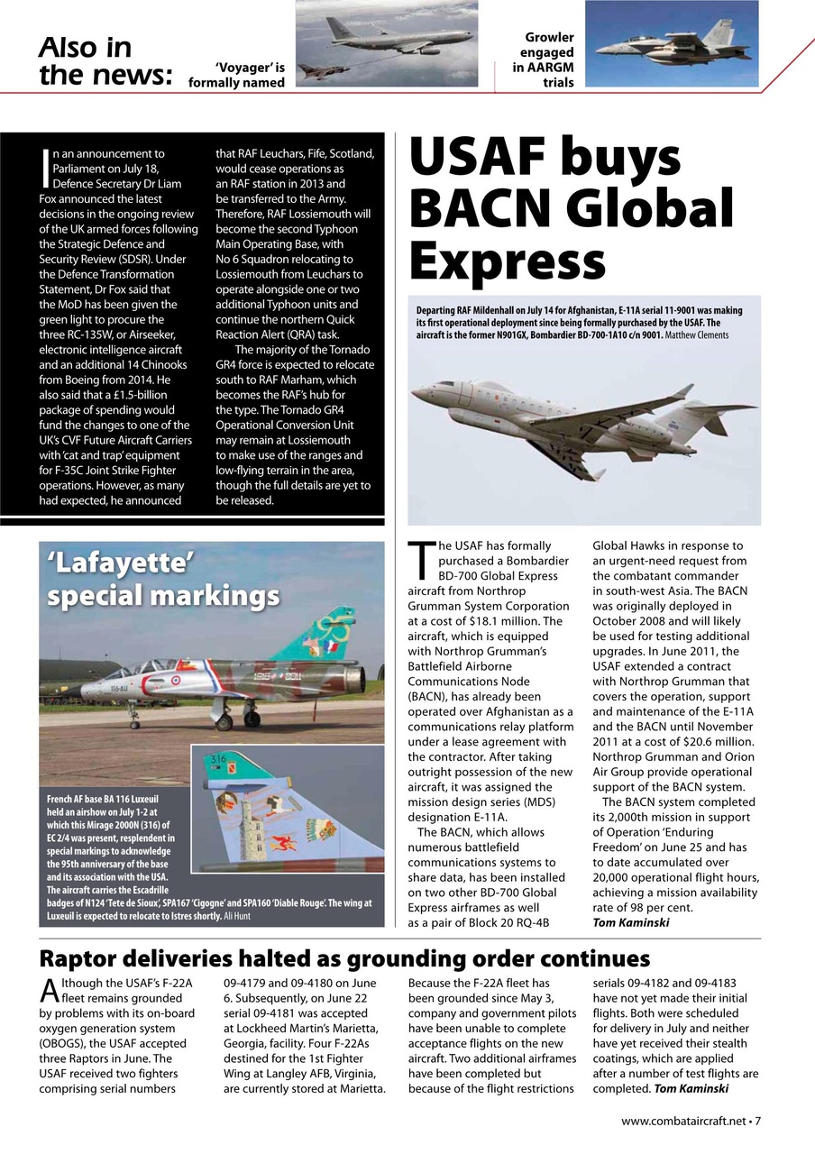 Combat Aircraft Journal Preview Pages