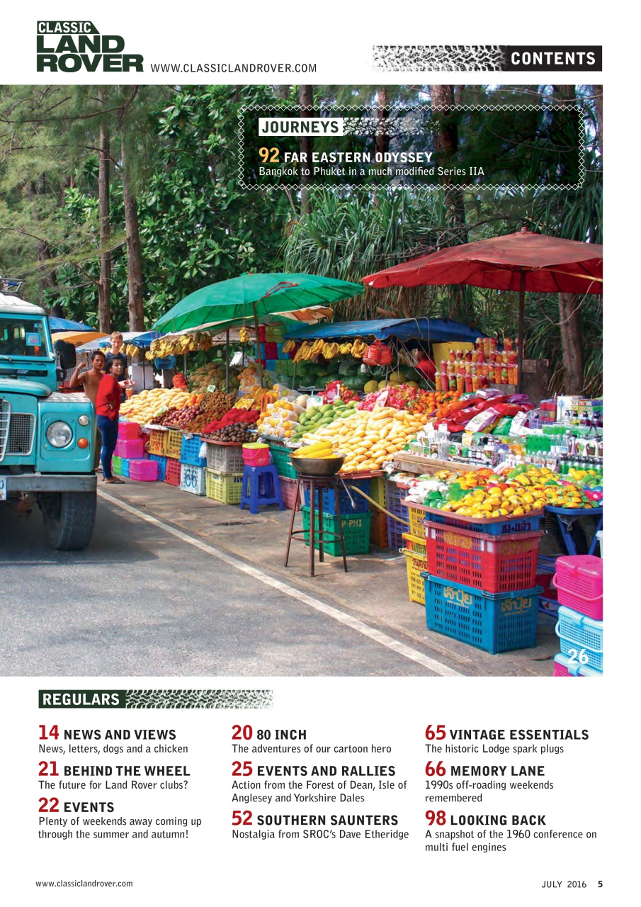 Classic Land Rover Magazine Preview Pages