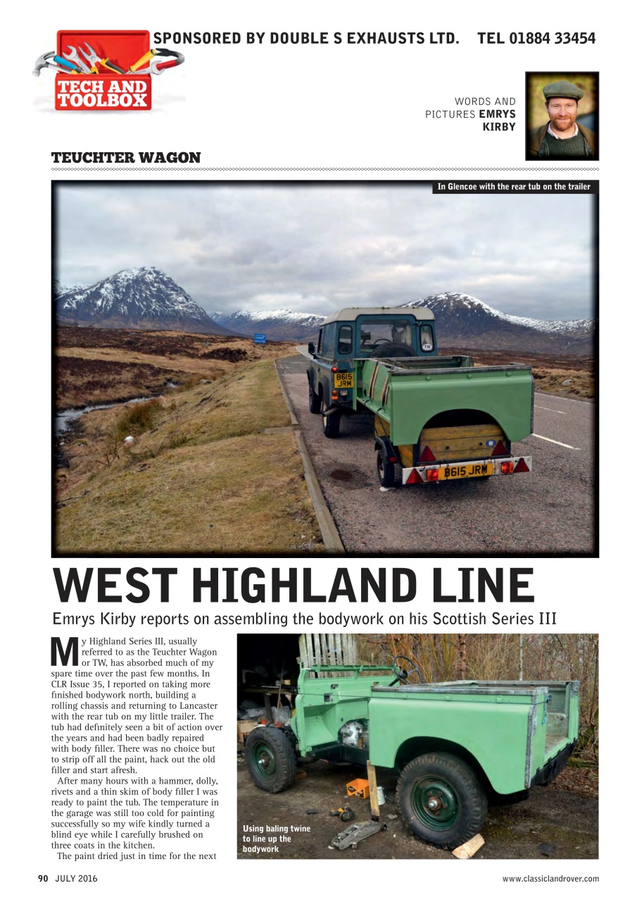 Classic Land Rover Magazine Preview Pages