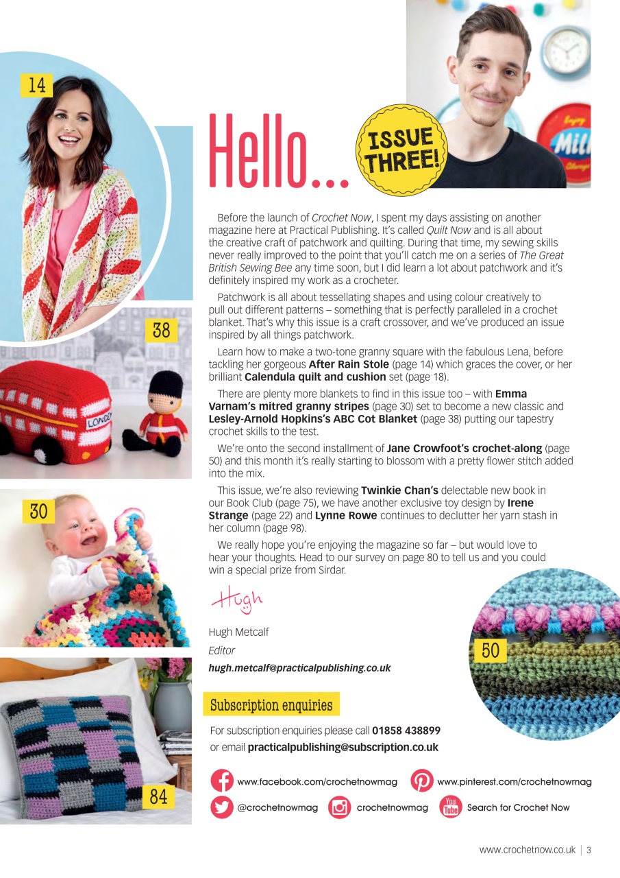 Crochet Now Magazine Preview Pages