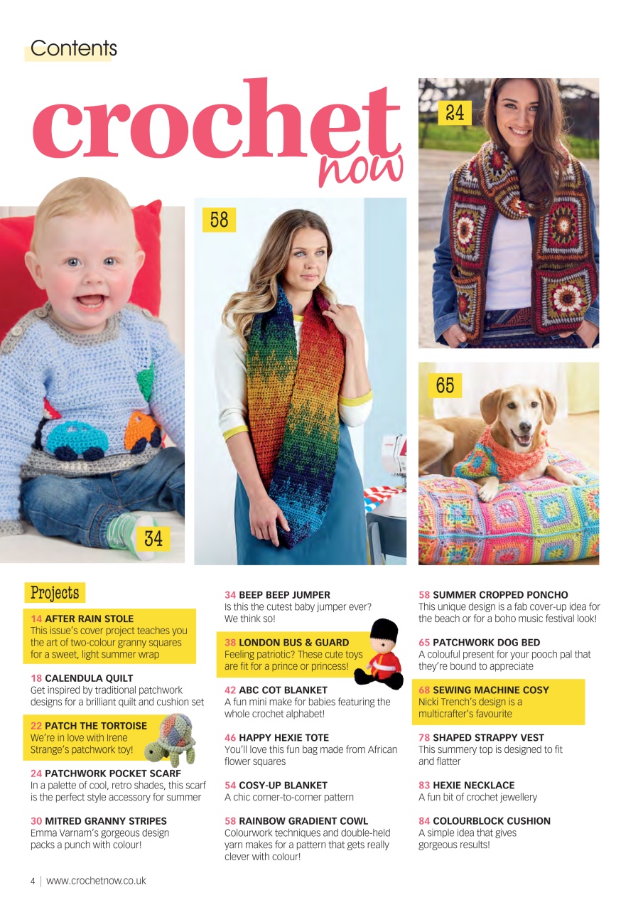 Crochet Now Magazine Preview Pages