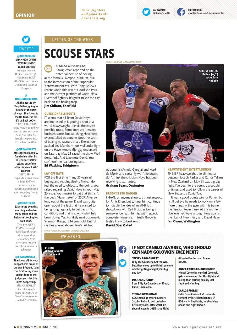 Boxing News Preview Pages