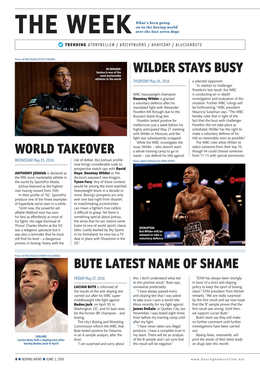 Boxing News Preview Pages