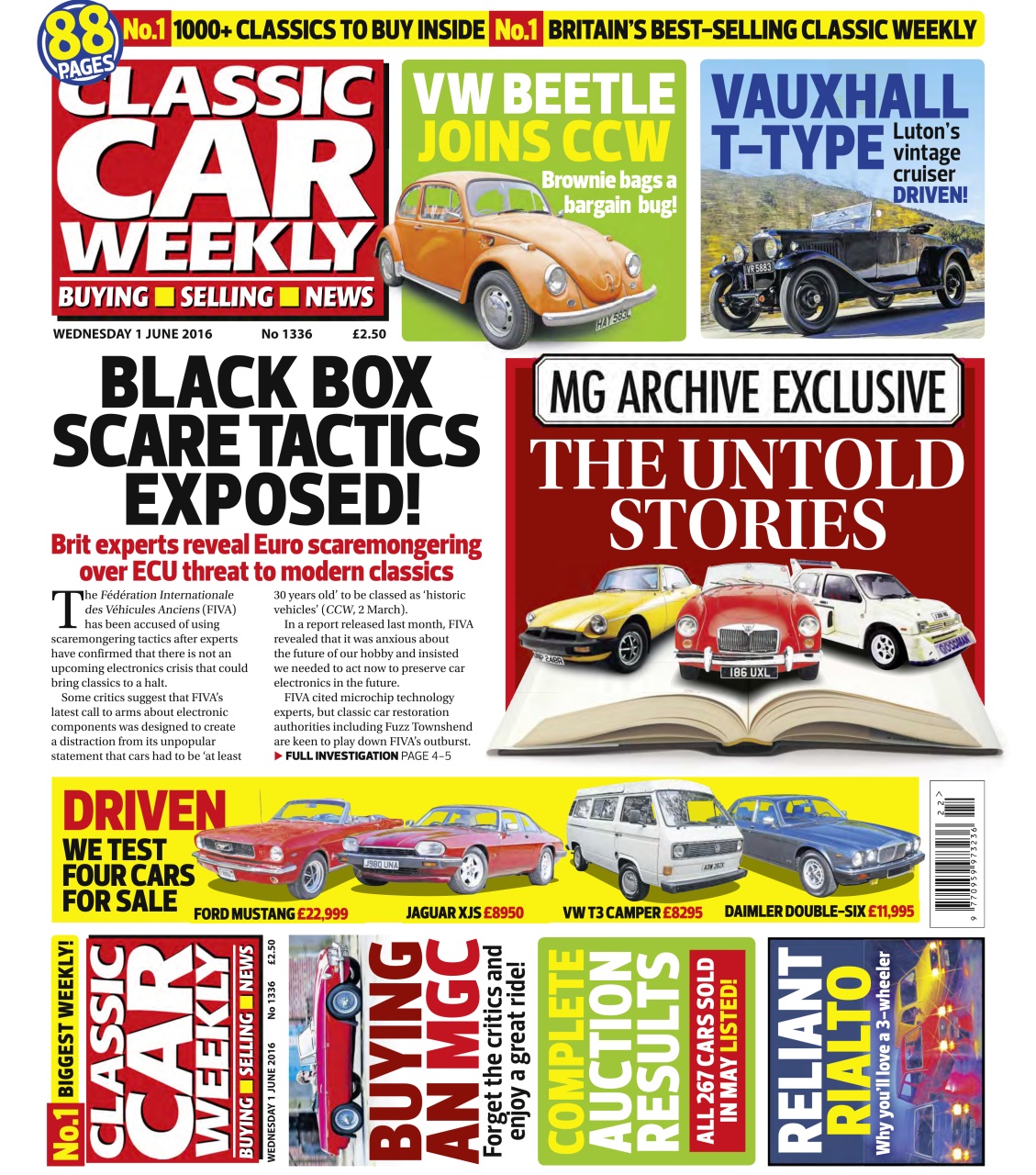 Classic Car Weekly Preview Pages
