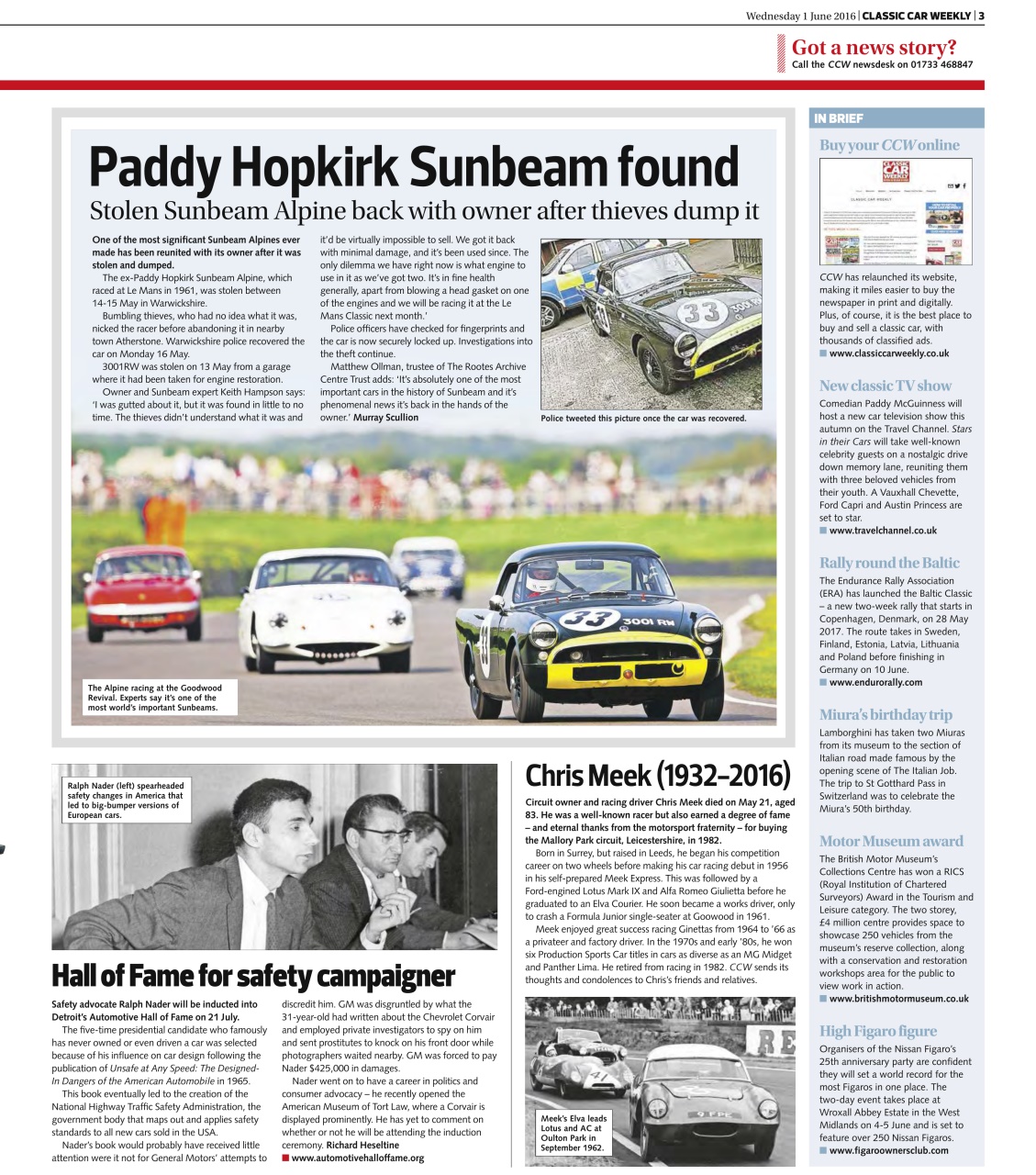 Classic Car Weekly Preview Pages