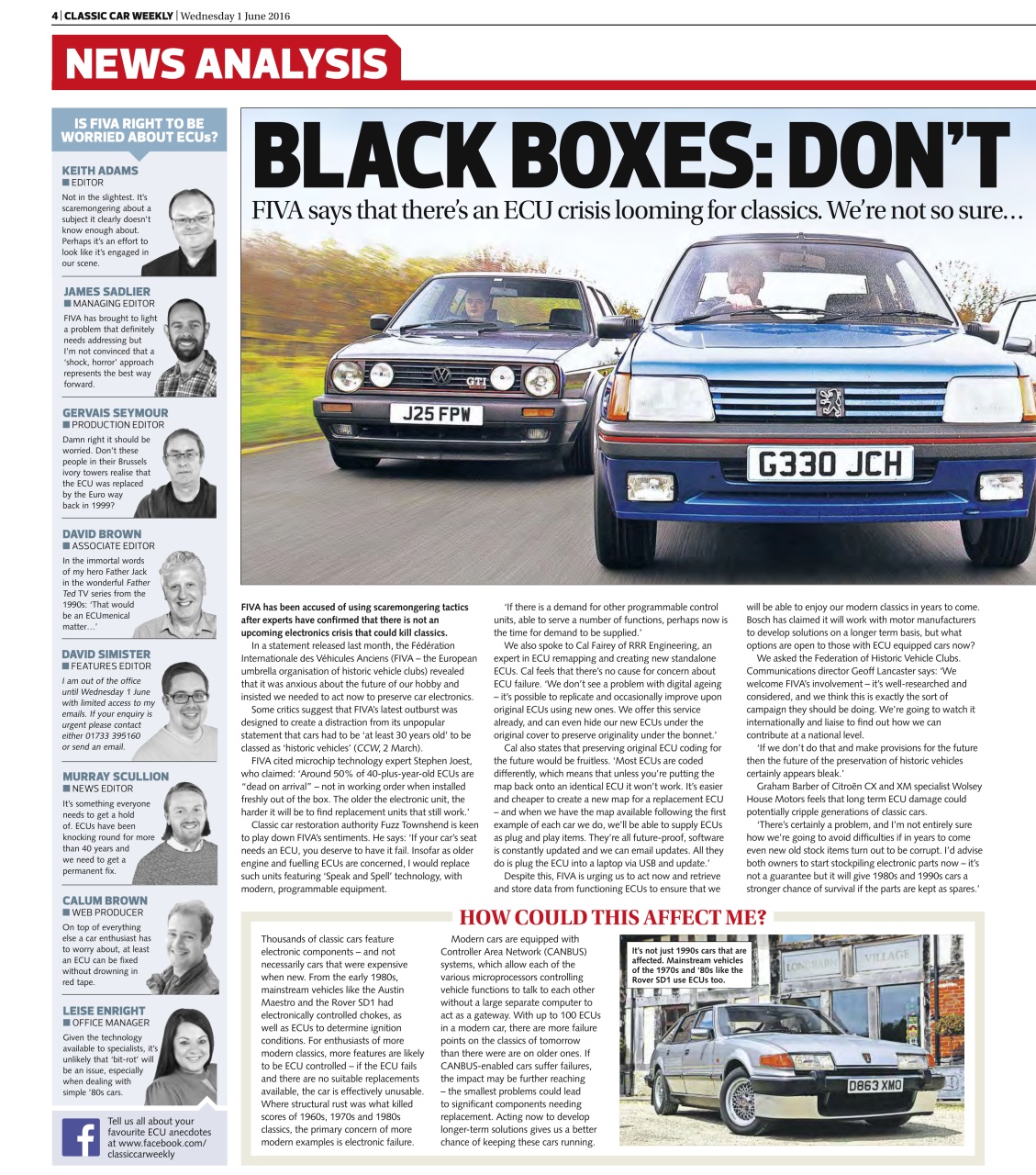 Classic Car Weekly Preview Pages