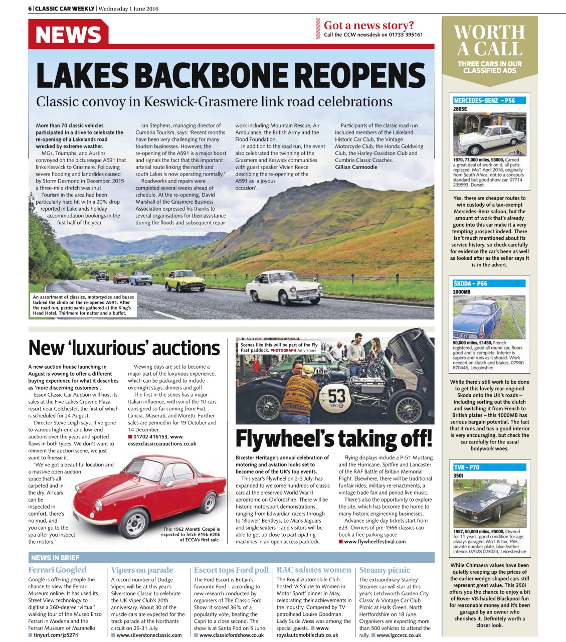 Classic Car Weekly Preview Pages
