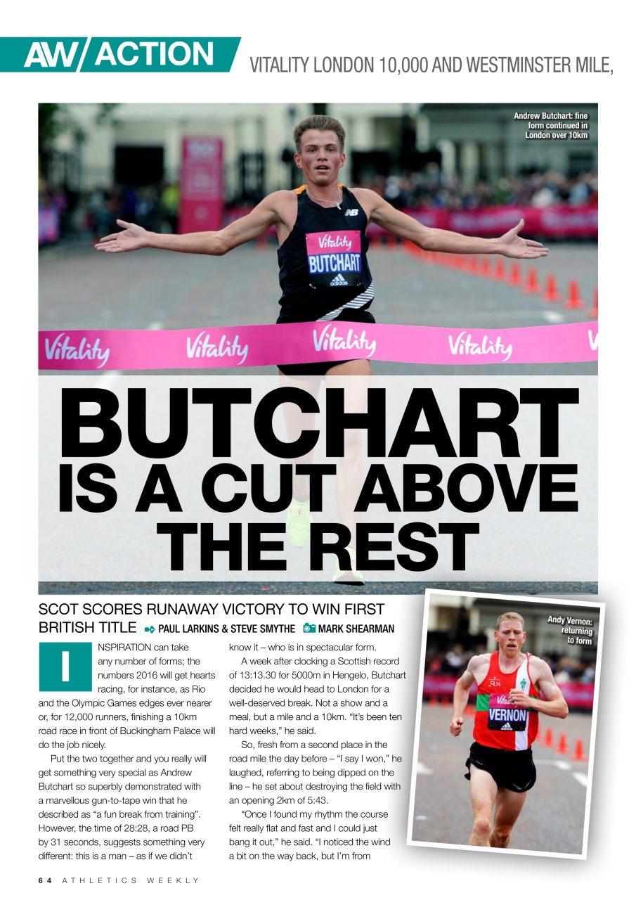 AW – Athletics Weekly Magazine Preview Pages