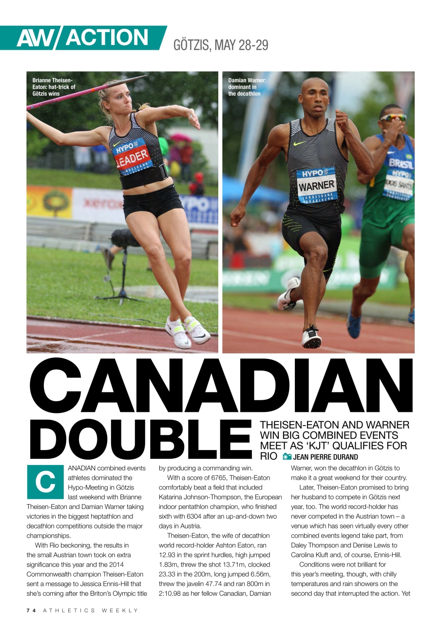 AW – Athletics Weekly Magazine Preview Pages