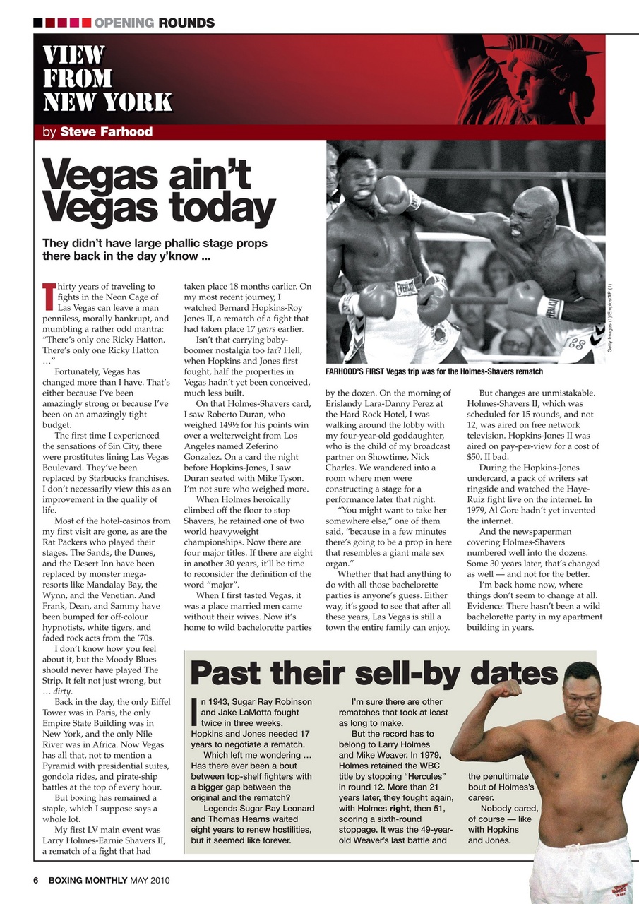 Boxing Monthly Preview Pages