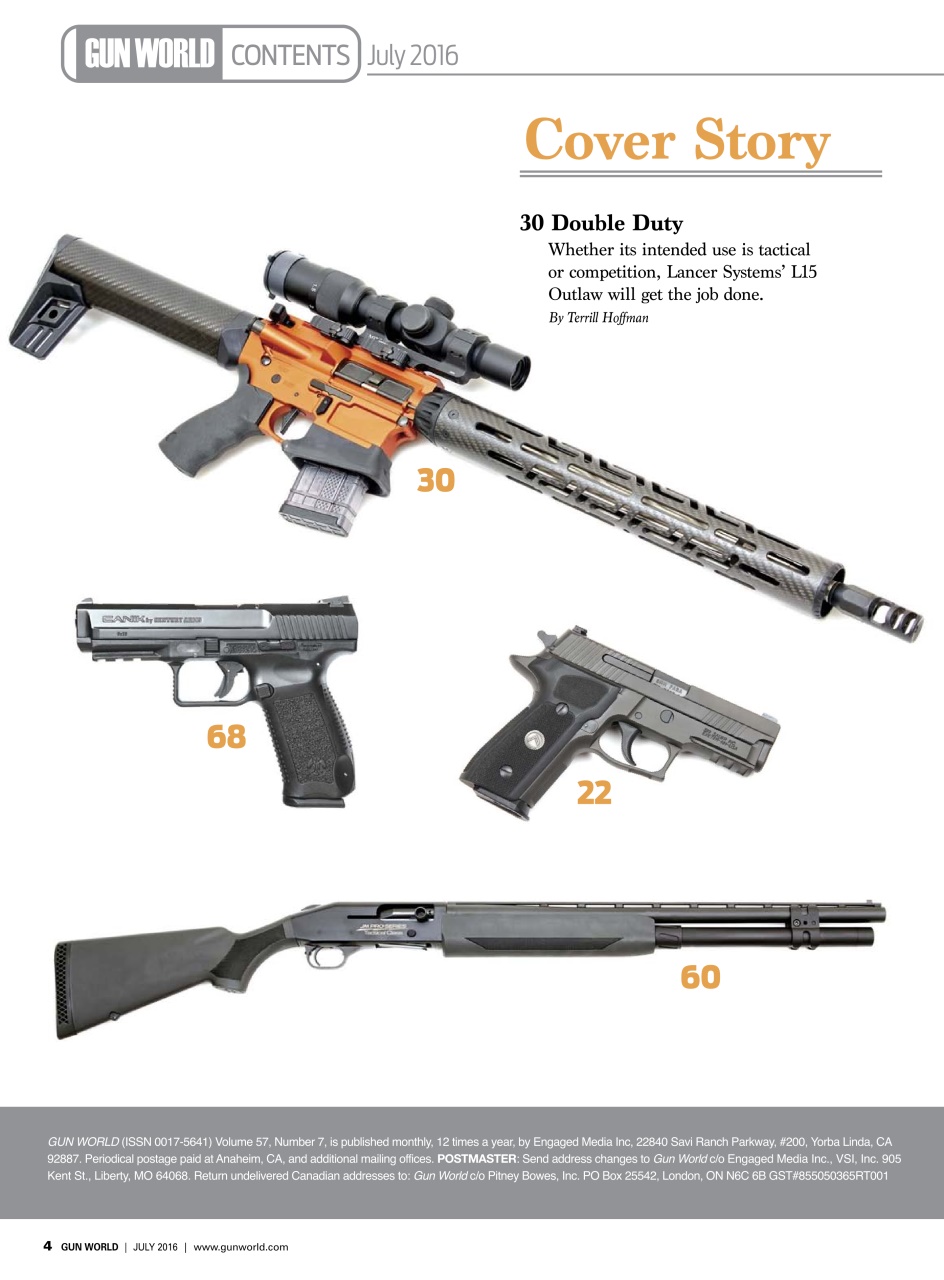 Gun World Preview Pages