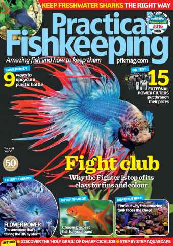 Practical Fishkeeping issue July 2016