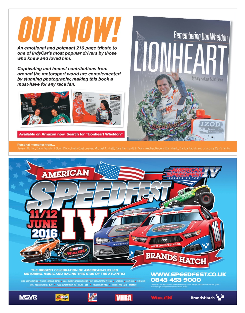 Motorsport News Preview Pages