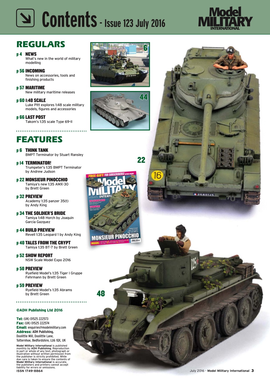 Model Military International Preview Pages