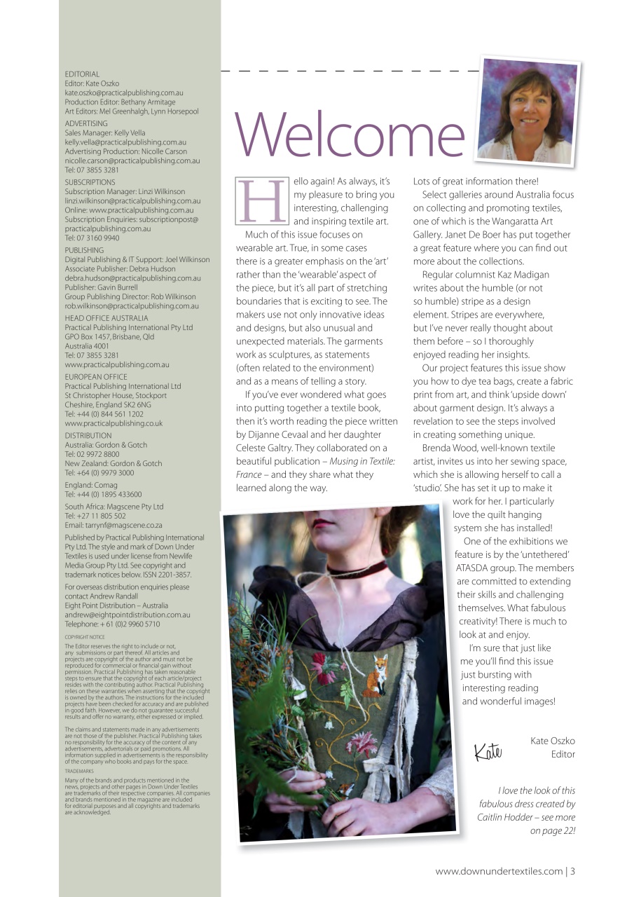 Down Under Textiles Preview Pages