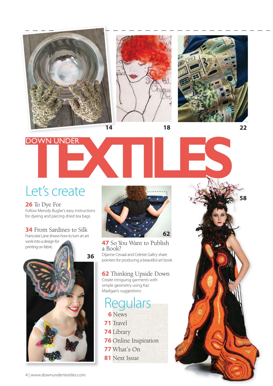 Down Under Textiles Preview Pages