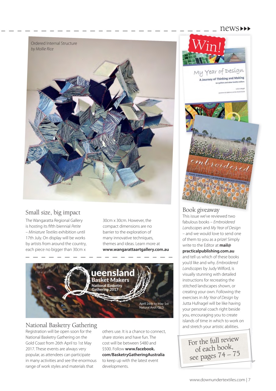 Down Under Textiles Preview Pages