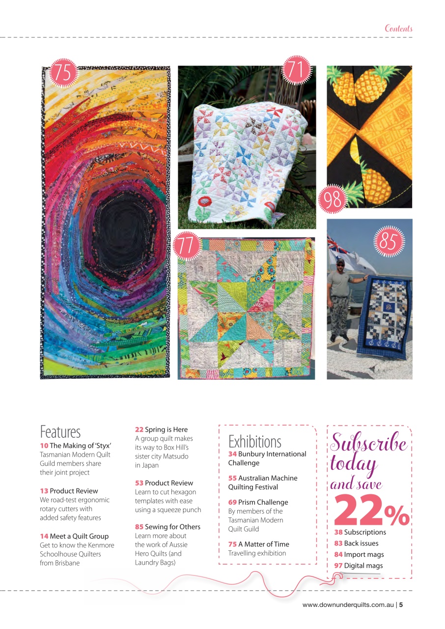 Down Under Quilts Preview Pages