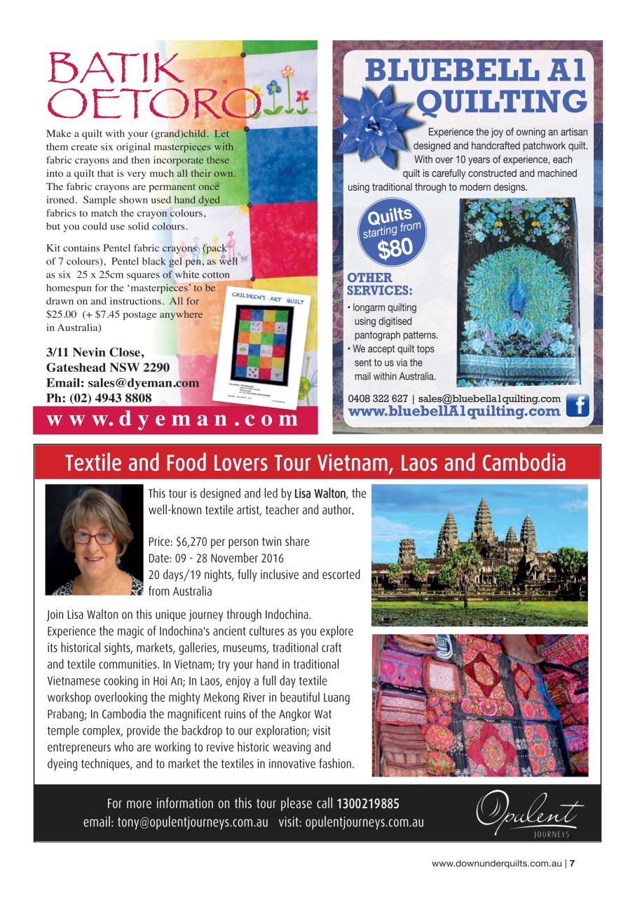 Down Under Quilts Preview Pages