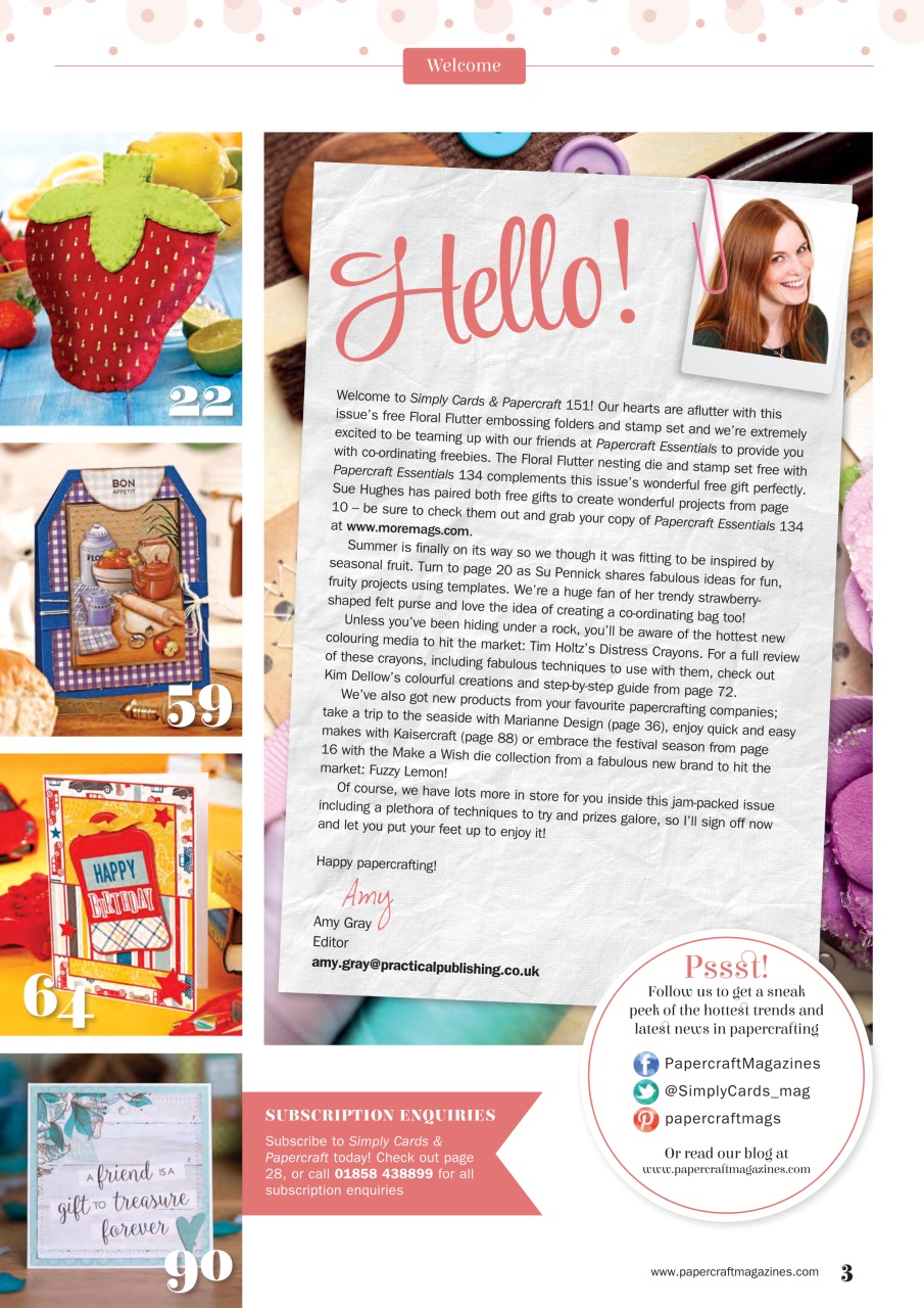 Simply Cards & Papercraft Preview Pages