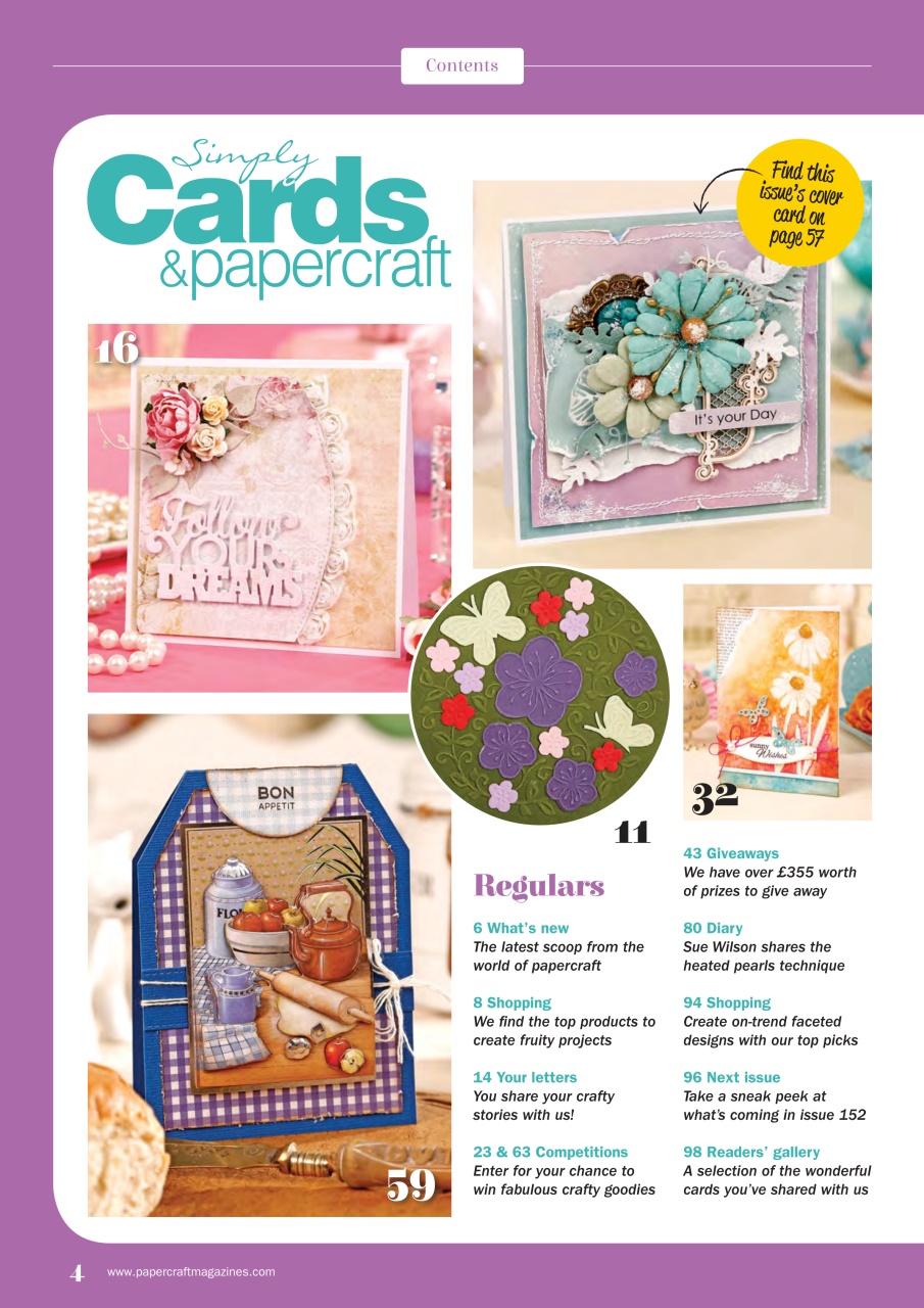 Simply Cards & Papercraft Preview Pages