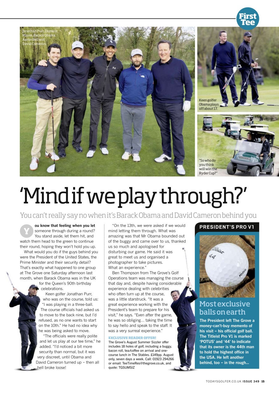 Today's Golfer Preview Pages