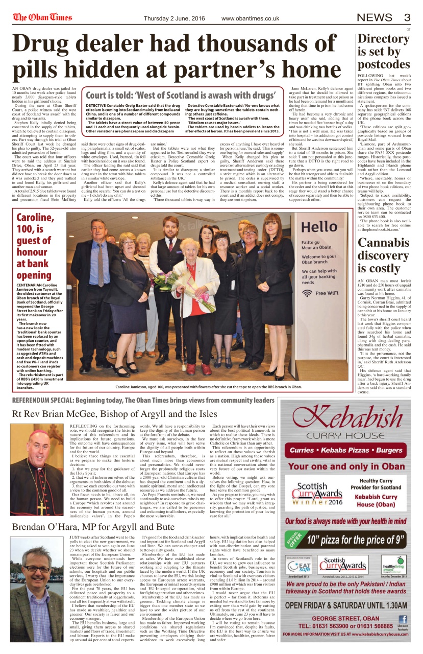 The Oban Times & Lochaber Times Preview Pages