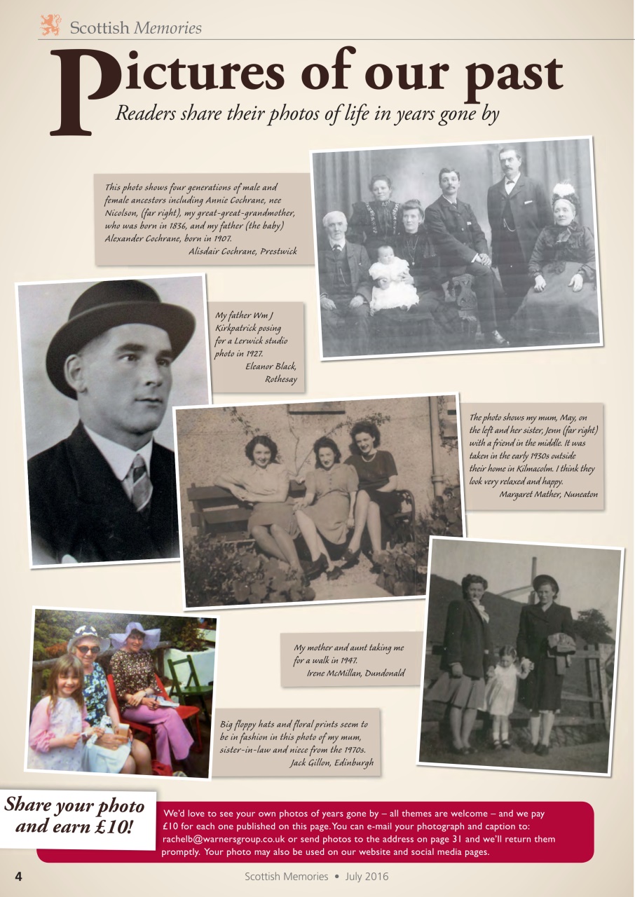 Scottish Memories Preview Pages