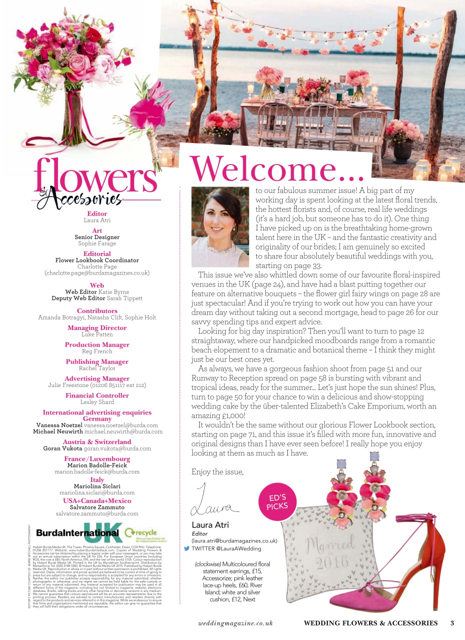 Wedding Flowers Magazine Preview Pages